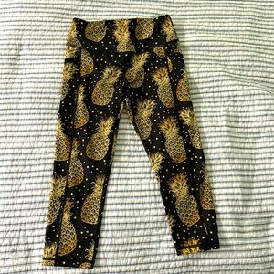 CVG Fineapple Leggings, Capri Length
